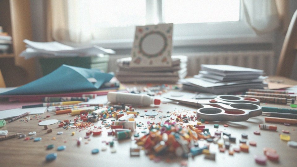 Jakie materiały są potrzebne do wykonania kartek świątecznych przez dzieci?