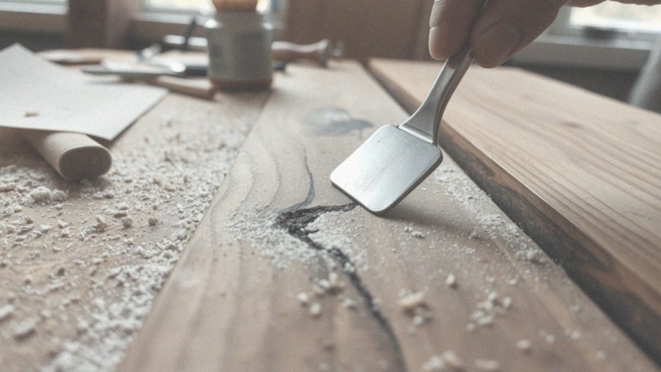 Jakie metody zastosować do głębszych rys i ubytków w panelach?