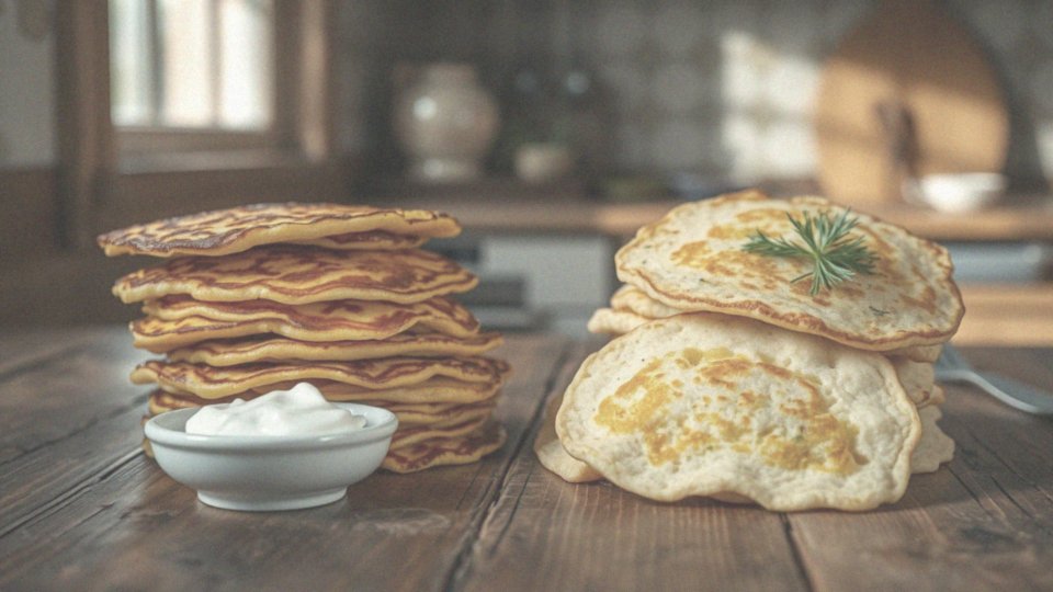 Jakie są różnice między plackami ziemniaczanymi pieczonymi a smażonymi?