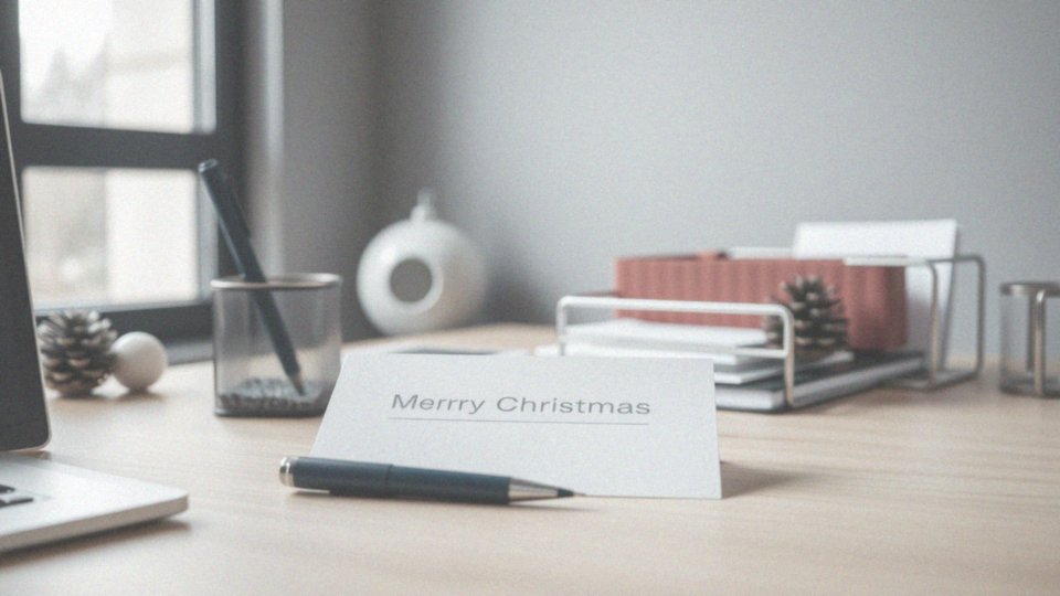 Jakie są zalety korzystania z kartki świątecznej dla firm?