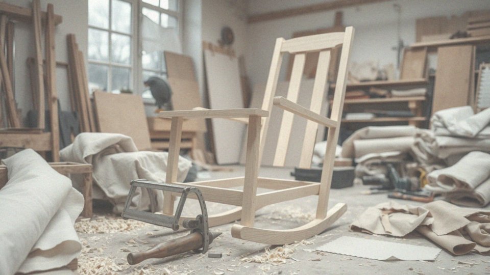 Jakie materiały są używane do produkcji foteli bujanych?
