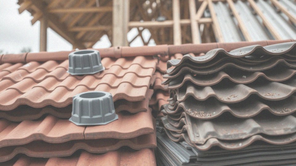 Jakie są różnice między gąsiorami dachówkowymi a gąsiorami do blach trapezowych?