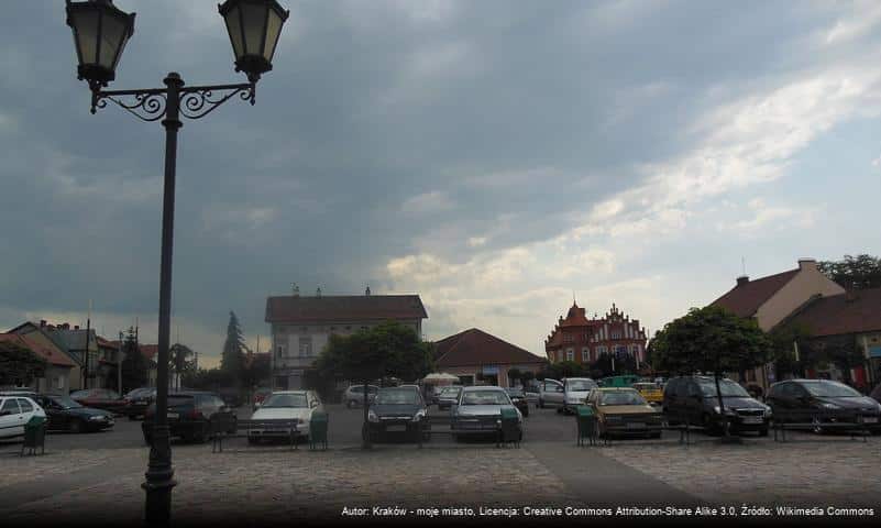 Rynek w Niepołomicach